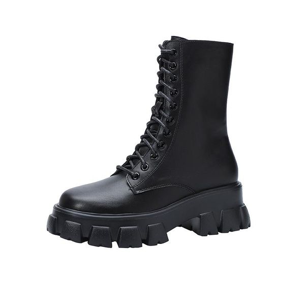 boot girl 2020 locomotive middle boots web celebrity enhanced in thick soles with velvet and english style femal, Black
boot girl 2020 locomotive middle boots web celebrity enhanced in thick soles with velvet and english style femal, Black