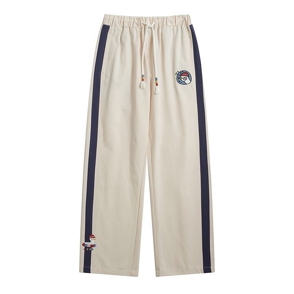 casual loose straight pants women's full-length duckling embroidered trousers spring new women's pants 201031, Black;white
casual loose straight pants women's full-length duckling embroidered trousers spring new women's pants 201031, Black;white