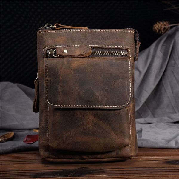 men's crazy horse leather mini men's leather hand pocket crossbody shoulder bag 1126
men's crazy horse leather mini men's leather hand pocket crossbody shoulder bag 1126
