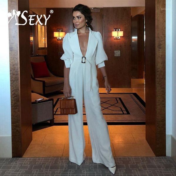 gonew plunge deep v neck puff sleeves lapels belt with buckles flare legs women fashion jumpsuits white1, Black;white
gonew plunge deep v neck puff sleeves lapels belt with buckles flare legs women fashion jumpsuits white1, Black;white