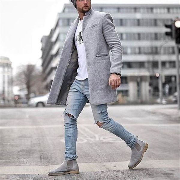 men's thickened windbreaker coat 2021 male slim fit autumn winter solid color long warm homme plus size casual trendy coats inze
men's thickened windbreaker coat 2021 male slim fit autumn winter solid color long warm homme plus size casual trendy coats inze