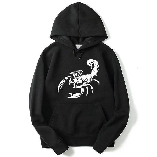 men's hoodie fleece scorpion print hooded custom men's sweatshirt fashion hipster sportsuit mens hoodie streetwear, Black
men's hoodie fleece scorpion print hooded custom men's sweatshirt fashion hipster sportsuit mens hoodie streetwear, Black