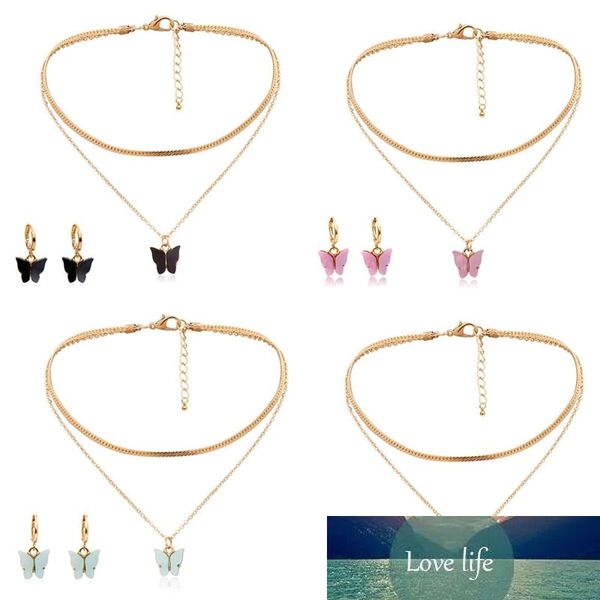 butterfly necklace earrings jewelry set women lovely acrylic butterfly double layers necklace hoop earrings jewelry dropship, Silver
butterfly necklace earrings jewelry set women lovely acrylic butterfly double layers necklace hoop earrings jewelry dropship, Silver