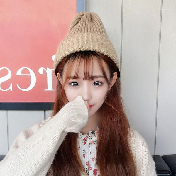 beanie/skull caps candy colors winter hat women knitted warm soft trendy kpop style wool beanie elegant all-match1, Blue;gray
beanie/skull caps candy colors winter hat women knitted warm soft trendy kpop style wool beanie elegant all-match1, Blue;gray