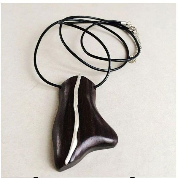 pendant necklaces ethnic ebony wooden necklace black leather minimalist wood for women vintage natural jewelry, Silver
pendant necklaces ethnic ebony wooden necklace black leather minimalist wood for women vintage natural jewelry, Silver