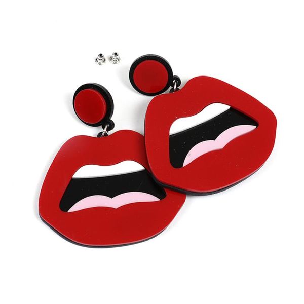 8seasons 3d lip flower patterns fashion women stud earrings red blue colors hip hop trend earrings jewelry, 1 pair, Golden;silver
8seasons 3d lip flower patterns fashion women stud earrings red blue colors hip hop trend earrings jewelry, 1 pair, Golden;silver