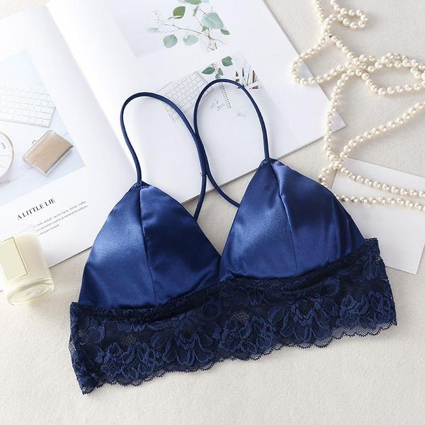 camisoles & tanks lingerie crop women satin silk camis thin breathable wire seamless bra beauty back padded lace underwear, Black;white
camisoles & tanks lingerie crop women satin silk camis thin breathable wire seamless bra beauty back padded lace underwear, Black;white