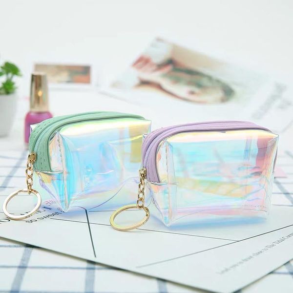 2020 women's colorful laser tpu cosmetic bag case portable square lipstick storage bag travel small object storage makeup1
2020 women's colorful laser tpu cosmetic bag case portable square lipstick storage bag travel small object storage makeup1
