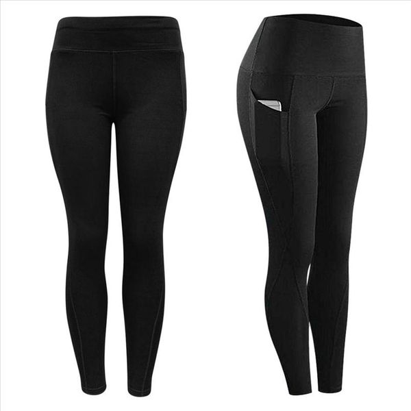 38 high waist leggings sport women fitness workout pocket leggings running athletic pants training push up trousers jeggings, Black
38 high waist leggings sport women fitness workout pocket leggings running athletic pants training push up trousers jeggings, Black