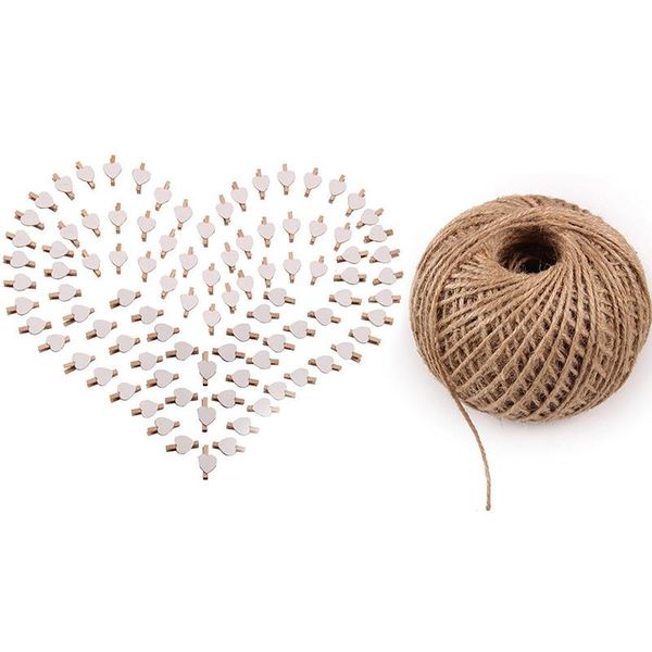 100pcs clothes pegs 100m rope seamless nails clothespin clips office party decoration accessories p hanging white, Black;white
100pcs clothes pegs 100m rope seamless nails clothespin clips office party decoration accessories p hanging white, Black;white