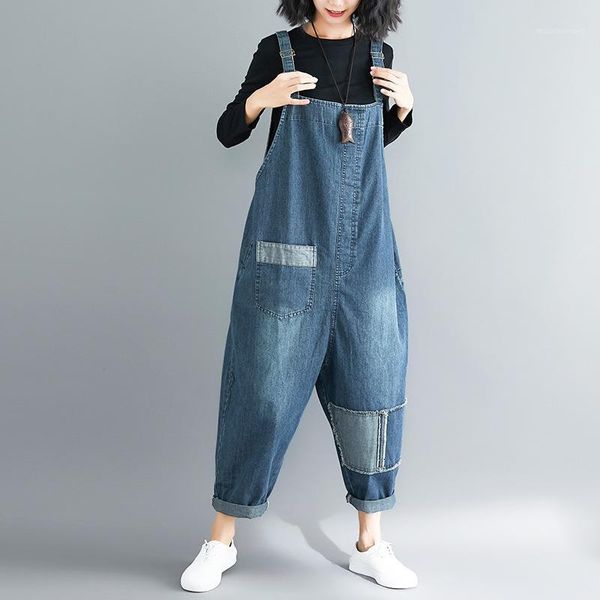 women bandage jumpsuit large size loose denim overalls for women denim jumpsuits bleached vintage straps rompers jumpsuit1, Black;white 
women bandage jumpsuit large size loose denim overalls for women denim jumpsuits bleached vintage straps rompers jumpsuit1, Black;white