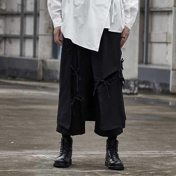 original design wind pants uncle nick the same loose wide-leg pants plus size casual nine-point culottes1, Black
original design wind pants uncle nick the same loose wide-leg pants plus size casual nine-point culottes1, Black