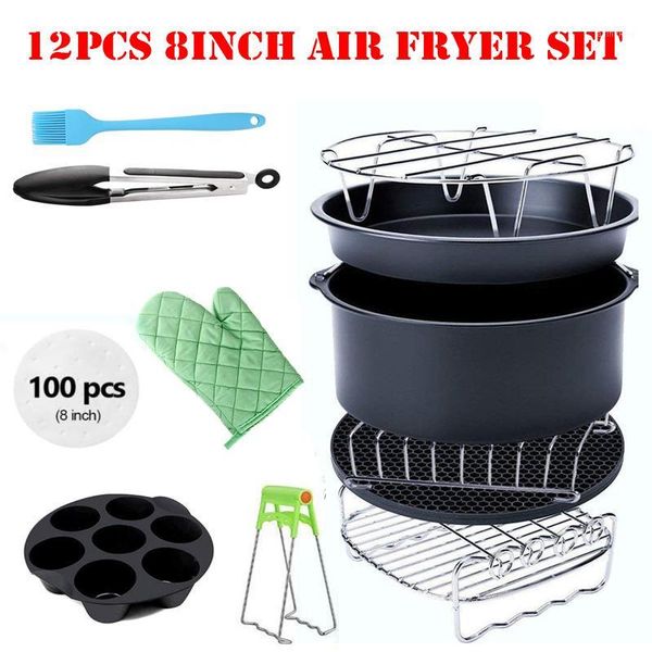 air fryers 12pcs fryer accessories 8 inch fit for airfryer 3.2qt-5.8qt-up baking basket pizza plate grill pot kitchen cooking tool1
air fryers 12pcs fryer accessories 8 inch fit for airfryer 3.2qt-5.8qt-up baking basket pizza plate grill pot kitchen cooking tool1