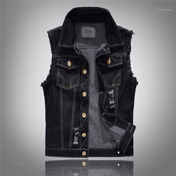 plus size mens black denim vest high fashion streetwear men casual sleeveless jacket slim fit korean man waistcoat, Black;white
plus size mens black denim vest high fashion streetwear men casual sleeveless jacket slim fit korean man waistcoat, Black;white