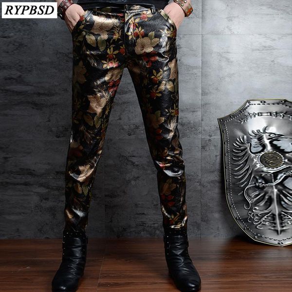 floral printed pu skinny leather pants men korean fashion slim nightclub men leather pants casual mens faux trousers1, Black
floral printed pu skinny leather pants men korean fashion slim nightclub men leather pants casual mens faux trousers1, Black