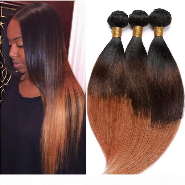 three tone hair extensions #1b 4 30 medium auburn ombre peruvian human hair weave bundles dark root straight virgin hair extensions, Black;brown
three tone hair extensions #1b 4 30 medium auburn ombre peruvian human hair weave bundles dark root straight virgin hair extensions, Black;brown