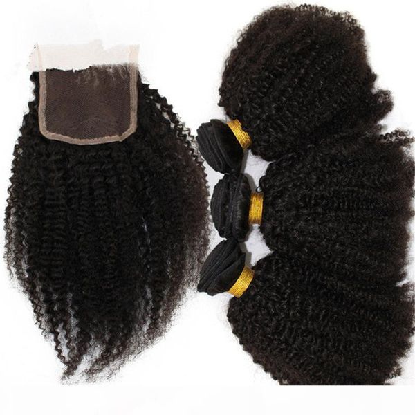 7a human hair weave brazilian afro kinky curly with closure middle three part lace closure with bundles ing, Black
7a human hair weave brazilian afro kinky curly with closure middle three part lace closure with bundles ing, Black