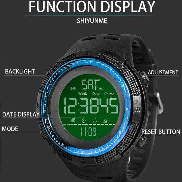 shiyunme waterproof mens watches new fashion casual led digital outdoor sports watch men multifunction student wrist watches wmtovf, Silver
shiyunme waterproof mens watches new fashion casual led digital outdoor sports watch men multifunction student wrist watches wmtovf, Silver