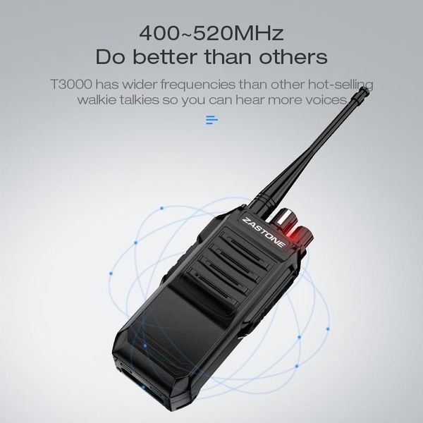 walkie talkie zastone t3000 6w uhf 400-520mhz ham cb radio handheld commnication equipment 5km hf transceiver
walkie talkie zastone t3000 6w uhf 400-520mhz ham cb radio handheld commnication equipment 5km hf transceiver