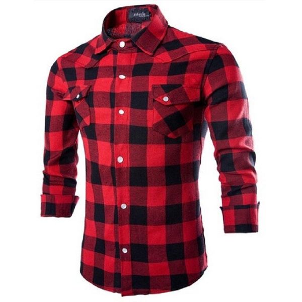 men's casual shirts zogaa spring autumn korean style large sizes plaid slim long-sleeved fashion turn-down collar all-match chic, White;black
men's casual shirts zogaa spring autumn korean style large sizes plaid slim long-sleeved fashion turn-down collar all-match chic, White;black