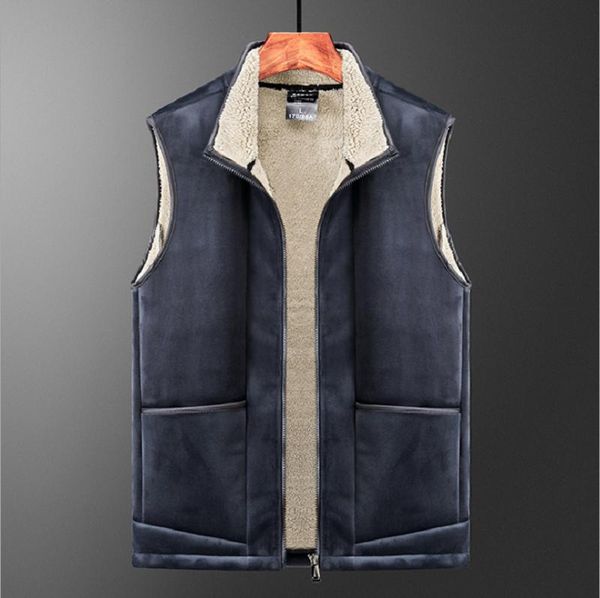 men's vests men vest jacket autumn winter casual sleeveless warm fleece mens thick, Black;white
men's vests men vest jacket autumn winter casual sleeveless warm fleece mens thick, Black;white