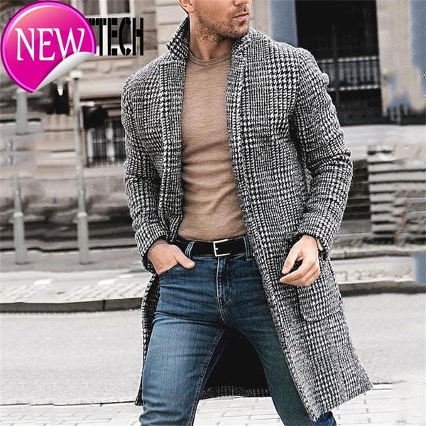 2020 new autumn and winter woolen coat men leisure long woolen coats mens casual fashion plaid coat jacket men woolen overcoat, Black
2020 new autumn and winter woolen coat men leisure long woolen coats mens casual fashion plaid coat jacket men woolen overcoat, Black