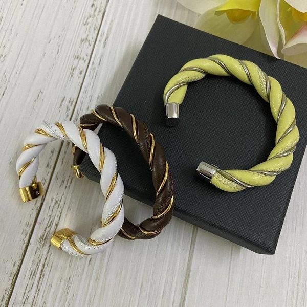 hoop & huggie korean 2021 leather bangle twisted joyas druzy white yellow dark brown women big jewelery sieraden boho luxury jewelry, Golden;silver
hoop & huggie korean 2021 leather bangle twisted joyas druzy white yellow dark brown women big jewelery sieraden boho luxury jewelry, Golden;silver