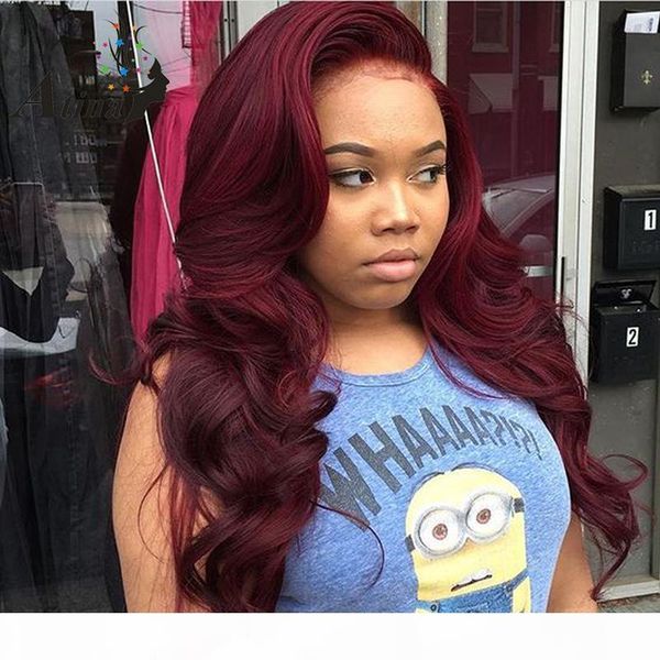 burgundy human hair lace wigs for black women body wave virgin peruvian pre plucked burgundy lace front wig colored 99j bleached knot, Black;brown 
burgundy human hair lace wigs for black women body wave virgin peruvian pre plucked burgundy lace front wig colored 99j bleached knot, Black;brown