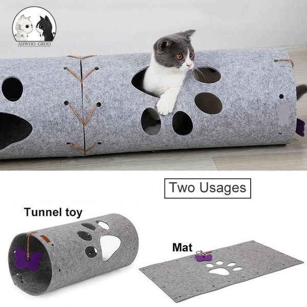 funny pet cat tunnel toys diy stitching cats interactive tunnel tubes foldable cat dog fun toy two usages felt cloth mat toy
funny pet cat tunnel toys diy stitching cats interactive tunnel tubes foldable cat dog fun toy two usages felt cloth mat toy