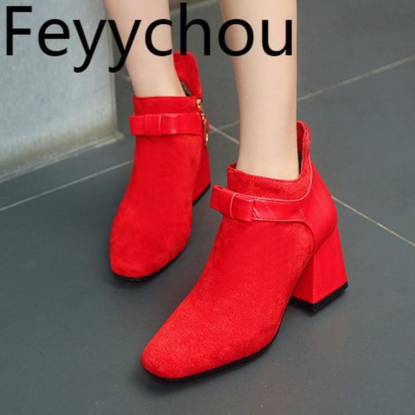 boots women's spring autumn high heel warm flock ankle square toe patchwork zip 2021 fashion casual red big size 34-48, Black
boots women's spring autumn high heel warm flock ankle square toe patchwork zip 2021 fashion casual red big size 34-48, Black