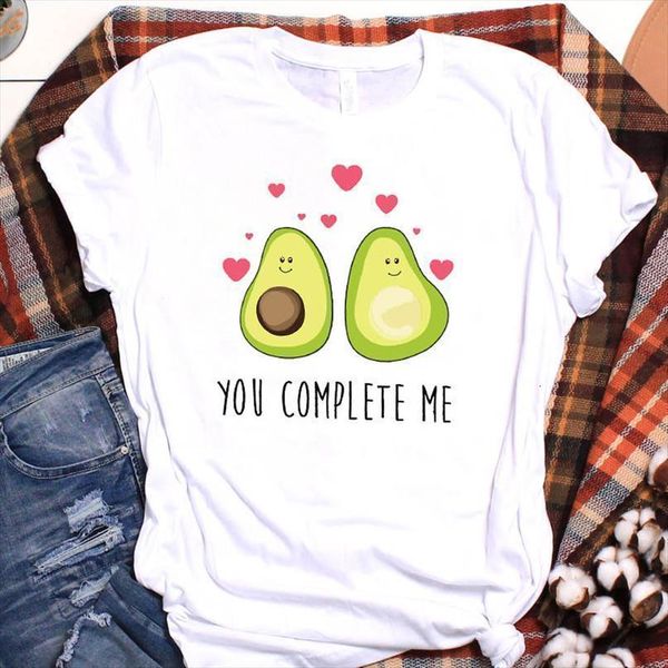 women lady t shirt let's cuddle avocado printed tshirt ladies short sleeve tee shirt women female clothes graphic t-shirt, White
women lady t shirt let's cuddle avocado printed tshirt ladies short sleeve tee shirt women female clothes graphic t-shirt, White