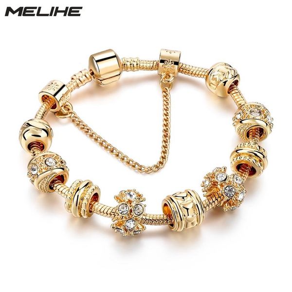 charm bracelets melihe luxury gold crystal bracelet women fashion diy beads bangles friendship jewelry sbr160241, Golden;silver
charm bracelets melihe luxury gold crystal bracelet women fashion diy beads bangles friendship jewelry sbr160241, Golden;silver