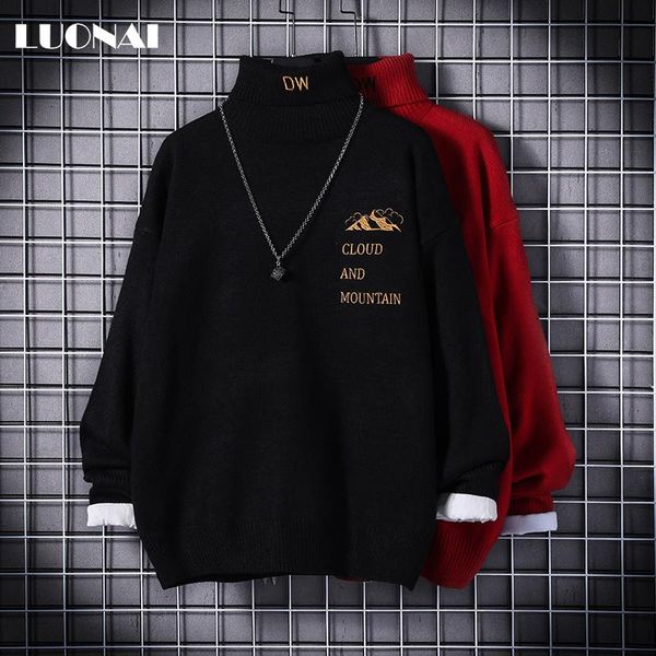 men's sweaters korean style man casual loose winter pullover turtleneck knitted fashion pull hiver clothing db60my, White;black
men's sweaters korean style man casual loose winter pullover turtleneck knitted fashion pull hiver clothing db60my, White;black