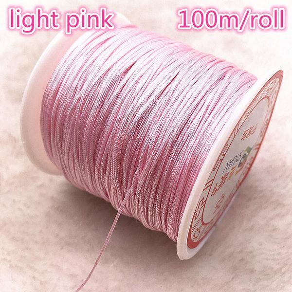 100m roll 0.8mm light pink nylon cord thread chinese knot macrame cord bracelet braided string diy tassels beading thread h wmtrya
100m roll 0.8mm light pink nylon cord thread chinese knot macrame cord bracelet braided string diy tassels beading thread h wmtrya