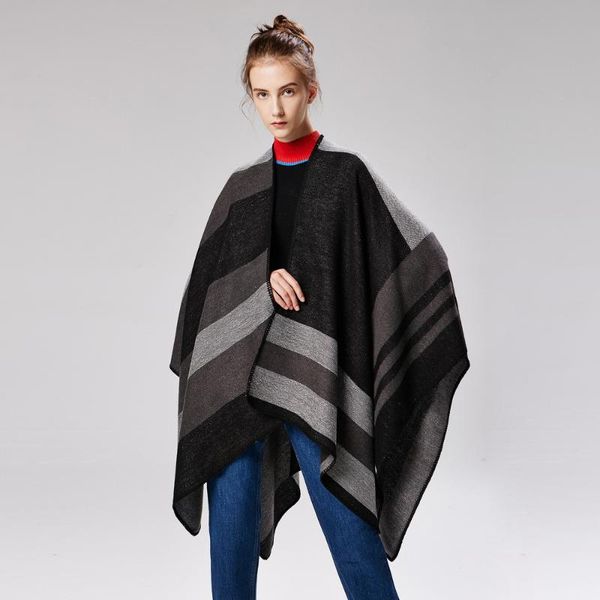 scarves oversize poncho capes travel women winter explosion cashmere-like shawl cardigans sweater coat bufanda cloak, Blue;gray
scarves oversize poncho capes travel women winter explosion cashmere-like shawl cardigans sweater coat bufanda cloak, Blue;gray