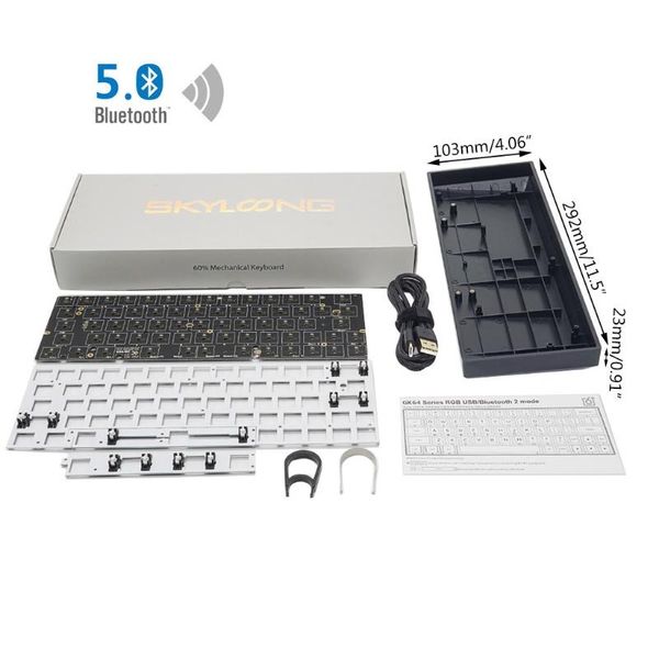 gk64xs swap programmable bluetooth mechanical keyboard pcb custom kits rgb switch type-c usb port module suit gh60
gk64xs swap programmable bluetooth mechanical keyboard pcb custom kits rgb switch type-c usb port module suit gh60