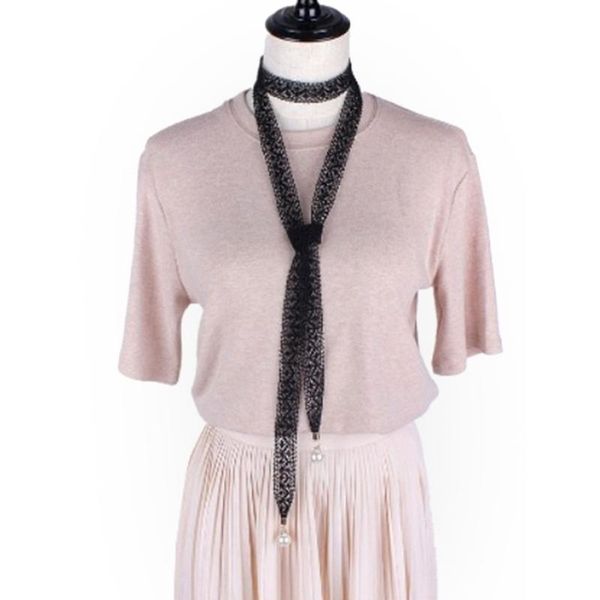 women fashion hollow girdle pearl lace belts long waist knot rope female dresses decorated narrow ribbon, Black;brown
women fashion hollow girdle pearl lace belts long waist knot rope female dresses decorated narrow ribbon, Black;brown