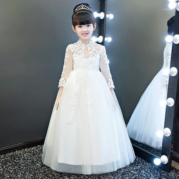 girl's dresses glizt girls white wedding long sleeve bead appliques lace party princess birthday dress first communion gown for kids1, Red;yellow
girl's dresses glizt girls white wedding long sleeve bead appliques lace party princess birthday dress first communion gown for kids1, Red;yellow