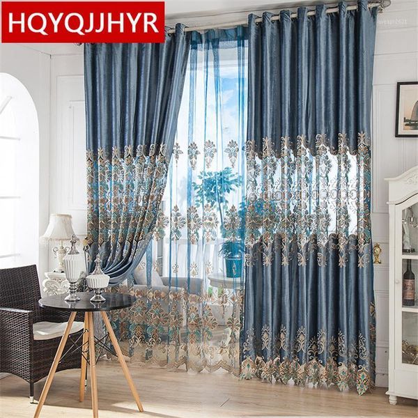 custom deluxe european blue embroidery blackout bedroom floor curtains upscale living room with flat curtains luxury drapes1
custom deluxe european blue embroidery blackout bedroom floor curtains upscale living room with flat curtains luxury drapes1
