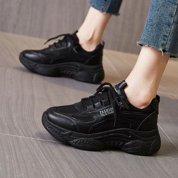 2020 new ins black mesh red autumn and winter super casual sports shoes 
2020 new ins black mesh red autumn and winter super casual sports shoes