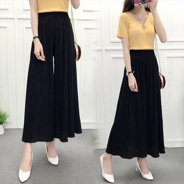 fashion womens wide leg pants casual trousers chuqing brand 2019 new high waist loose pants spring and autumn, Black;white
fashion womens wide leg pants casual trousers chuqing brand 2019 new high waist loose pants spring and autumn, Black;white