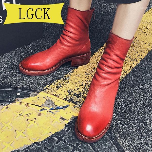 boots big size 34-39 casual women shoes autumn genuine leather women's fashion trend comfortable soft wild short tube boots1, Black
boots big size 34-39 casual women shoes autumn genuine leather women's fashion trend comfortable soft wild short tube boots1, Black
