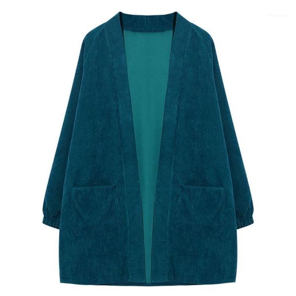 ostrich autumn/winter 2020 casual versatile cardigan women's long-sleeved solid color knit corduroy women's coat1, Black
ostrich autumn/winter 2020 casual versatile cardigan women's long-sleeved solid color knit corduroy women's coat1, Black