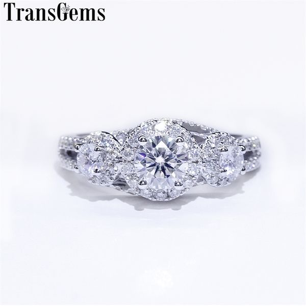 transgems halo engagement ring for women 14k white gold 3 stone ring f color center 5mm and 2pcs 3mm moissanite diamond y200620, Slivery;golden
transgems halo engagement ring for women 14k white gold 3 stone ring f color center 5mm and 2pcs 3mm moissanite diamond y200620, Slivery;golden