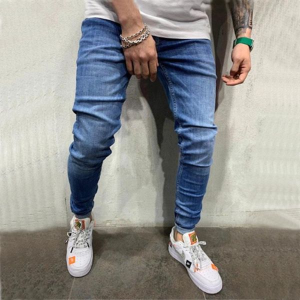 new men's jeans 2020 denim pants slim straight dark blue regular fit leisure long trousers jean men hombre
new men's jeans 2020 denim pants slim straight dark blue regular fit leisure long trousers jean men hombre