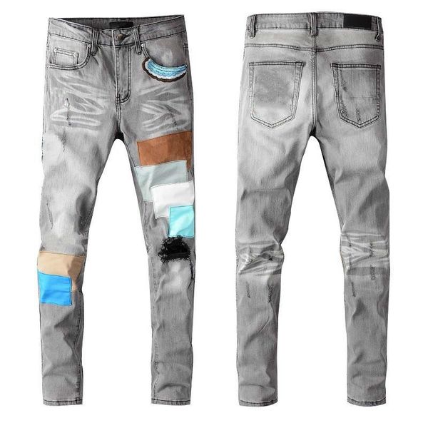 fashion elastic pants new autumn solid classic style designer mens jeans slim fit denny fabric multiple wash mens size 2940, Blue
fashion elastic pants new autumn solid classic style designer mens jeans slim fit denny fabric multiple wash mens size 2940, Blue