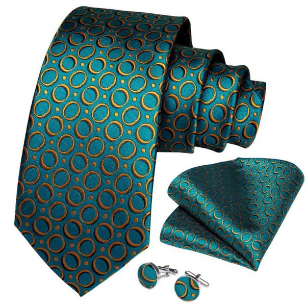 Silk Men Tie Teal Green Gold Dot Wedding Tie for Men Necktie Handky cufflink Set DiBanGu Designer Party Business Fashion SJT7327, Black;gray
Silk Men Tie Teal Green Gold Dot Wedding Tie for Men Necktie Handky cufflink Set DiBanGu Designer Party Business Fashion SJT7327, Black;gray