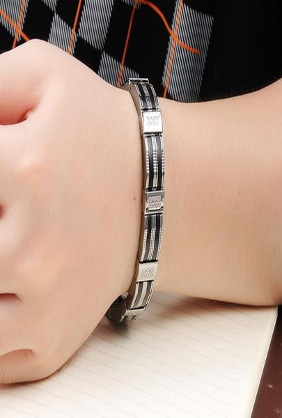 livvy new men's bracelet titanium silver men bracelet titanium silicon steel friendship bracelet men's jewelry christmas gift sqcf
livvy new men's bracelet titanium silver men bracelet titanium silicon steel friendship bracelet men's jewelry christmas gift sqcf