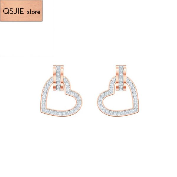 qsjie high-quality 1:1 swa. a lovely heart-shaped goddess ear nail charming fashion jewelry, Golden;silver
qsjie high-quality 1:1 swa. a lovely heart-shaped goddess ear nail charming fashion jewelry, Golden;silver