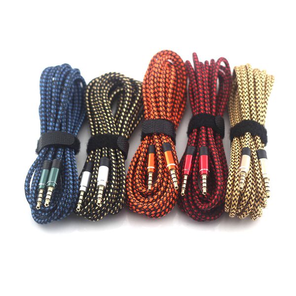 braid aux cable unbroken metal connector car audio extension cable 3m 10ft 3.5mm male to male universal for mobile phones , tablet pc
braid aux cable unbroken metal connector car audio extension cable 3m 10ft 3.5mm male to male universal for mobile phones , tablet pc